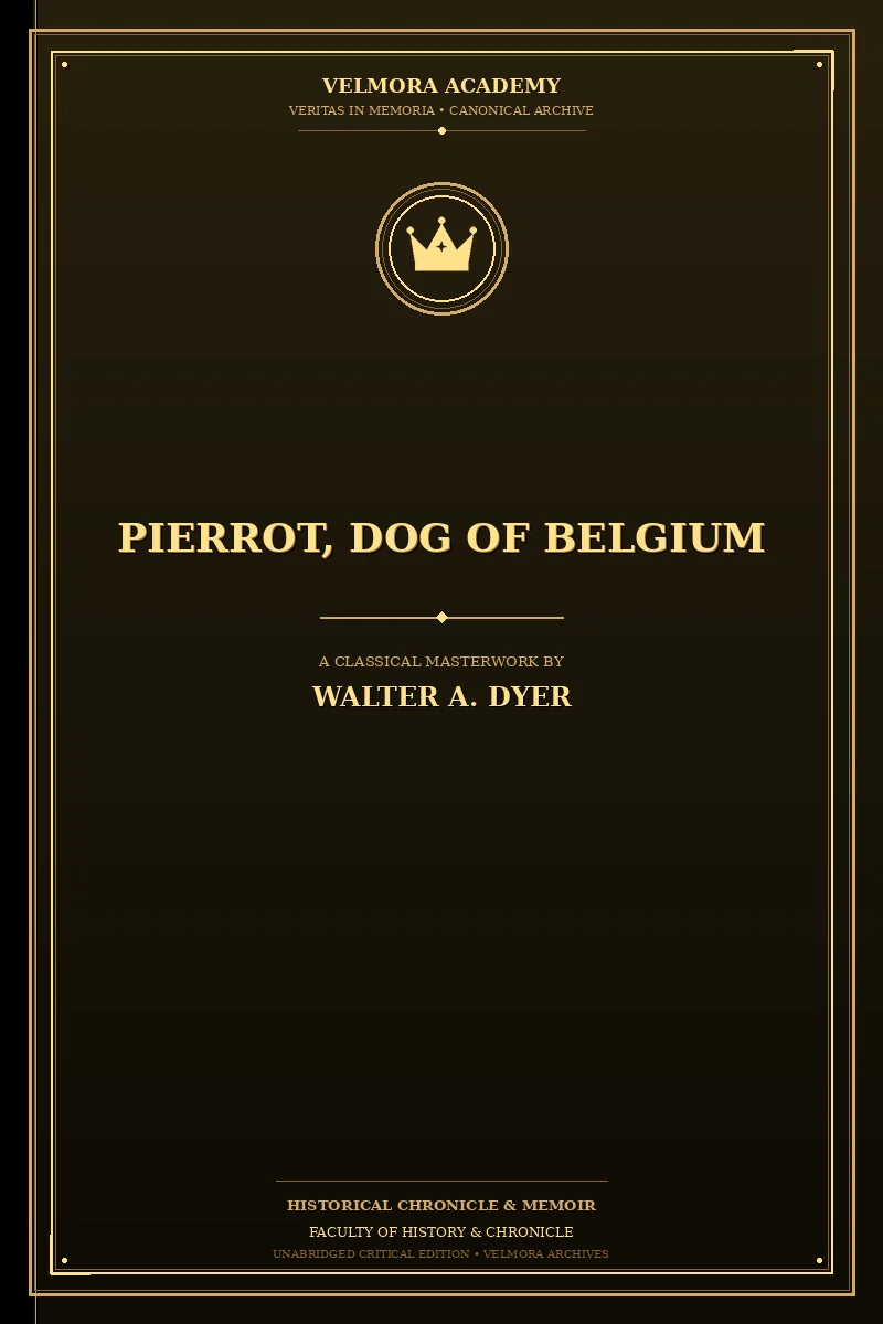 Cover of Pierrot, Dog of Belgium
