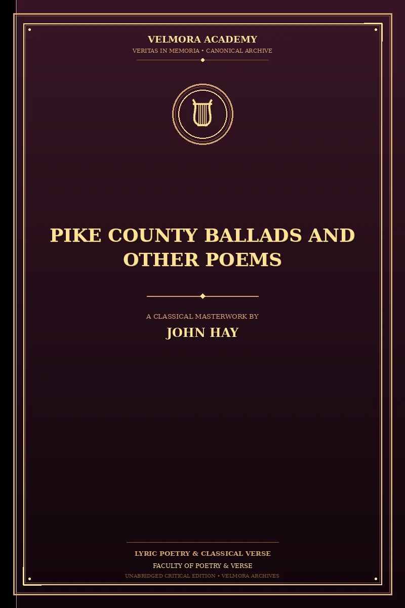 Cover of Pike County Ballads and Other Poems