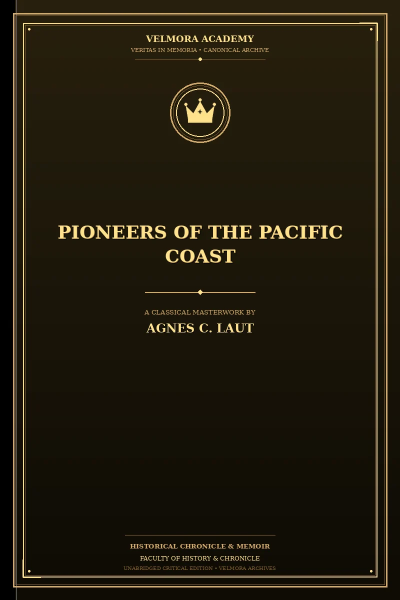Cover of Pioneers of the Pacific Coast