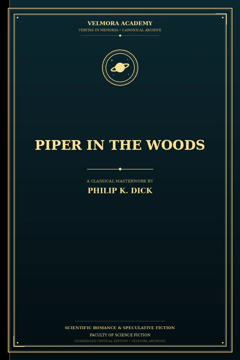 Cover of Piper in the Woods