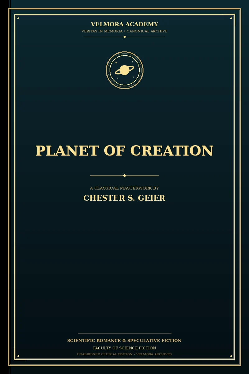 Cover of Planet of Creation