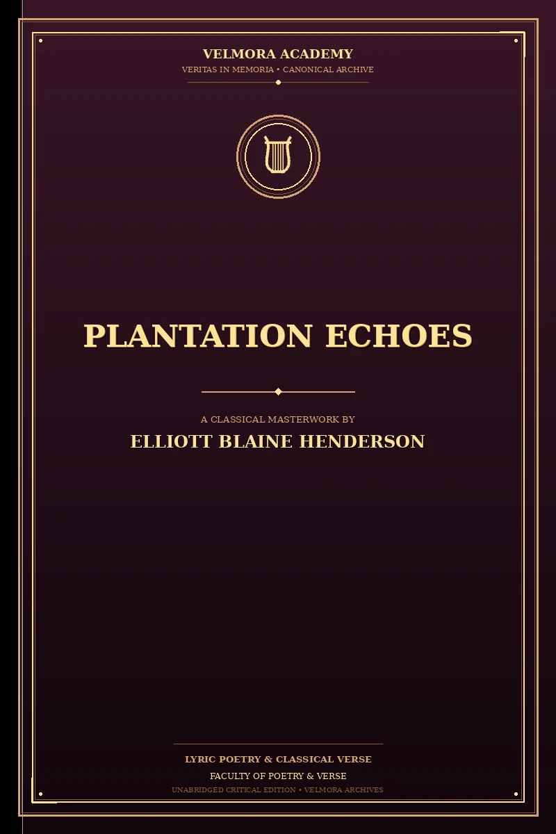Cover of Plantation echoes