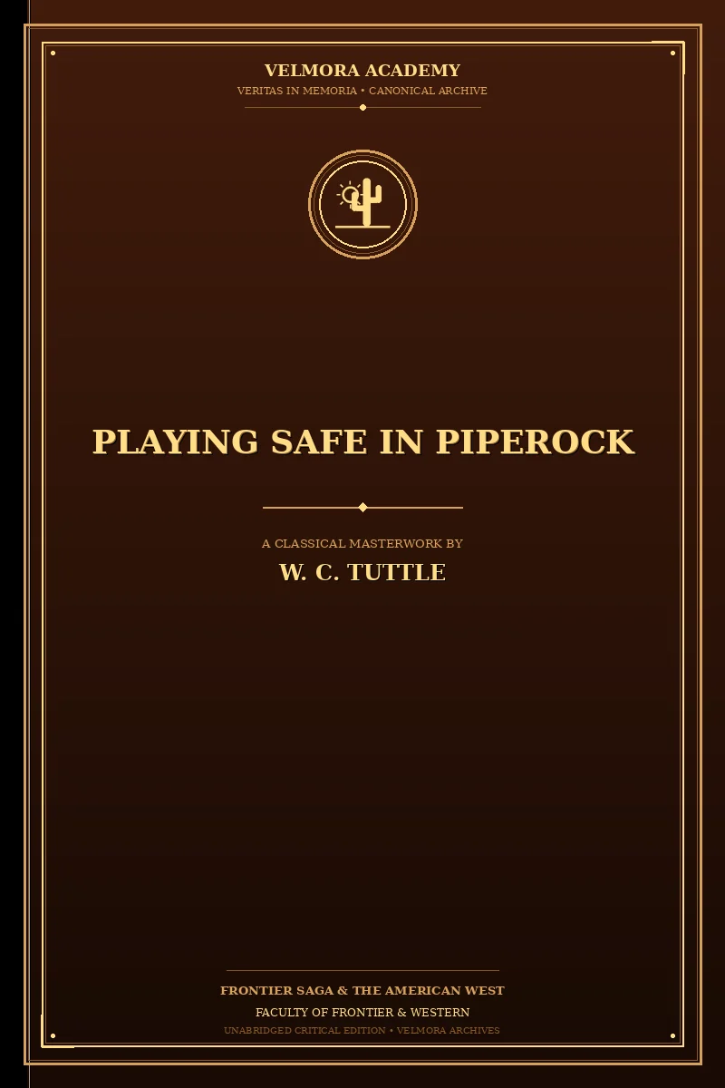 Cover of Playing Safe in Piperock