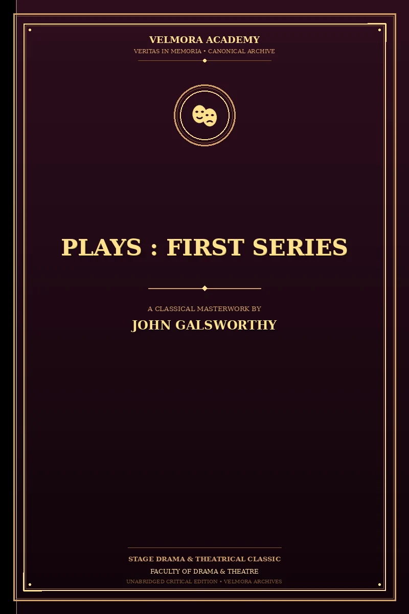 Cover of Plays : First Series