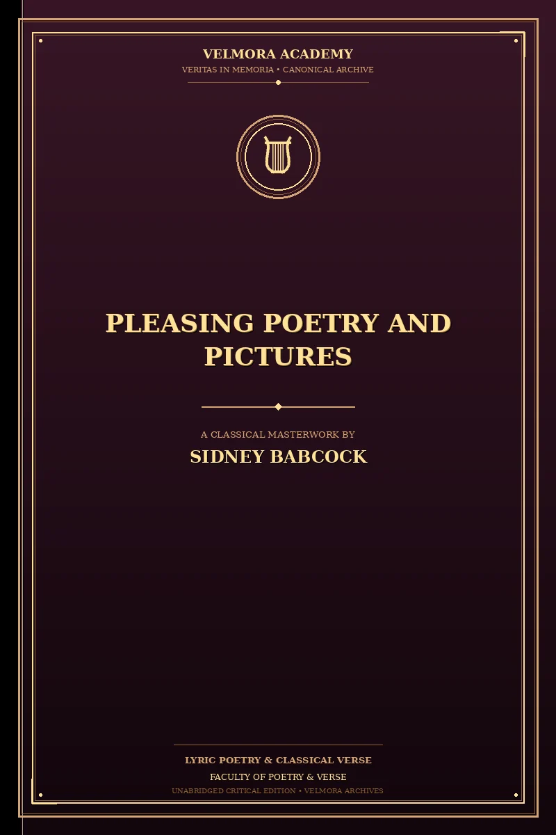 Cover of Pleasing Poetry and Pictures