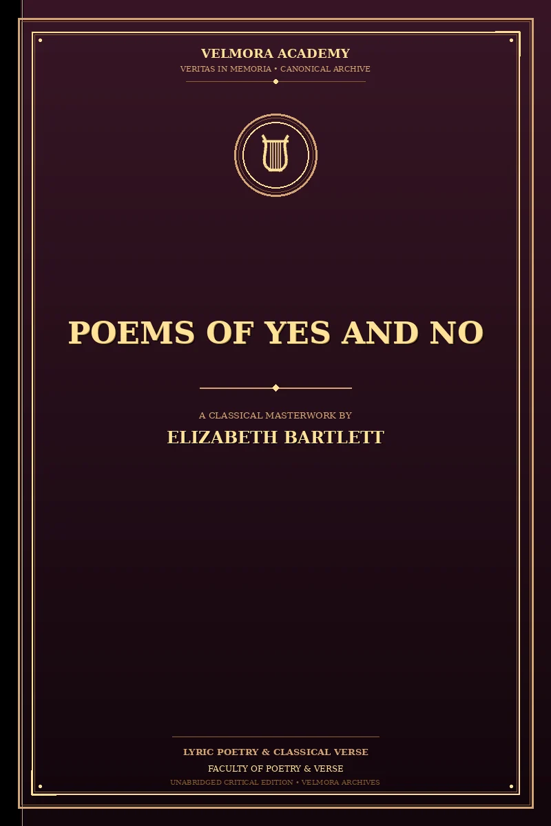 Poems of Yes and No