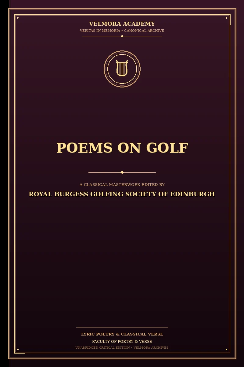 Poems on Golf