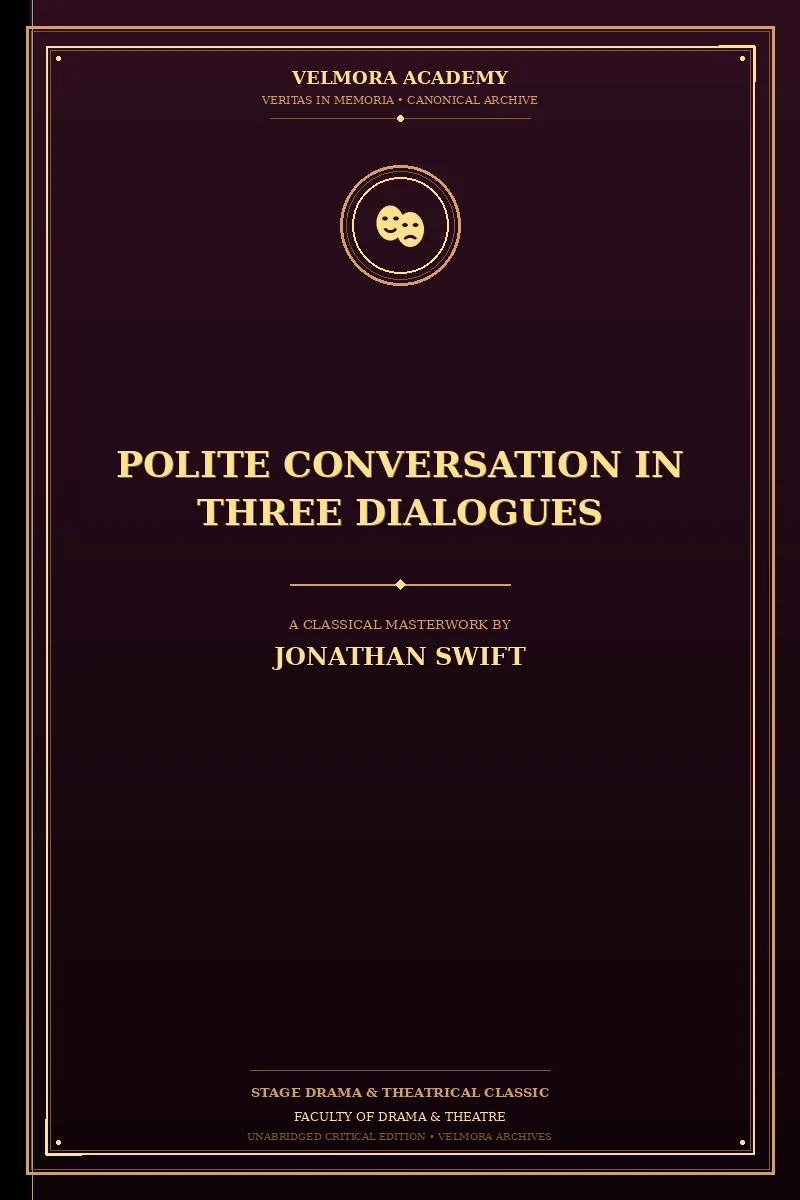 Cover of Polite Conversation in Three Dialogues