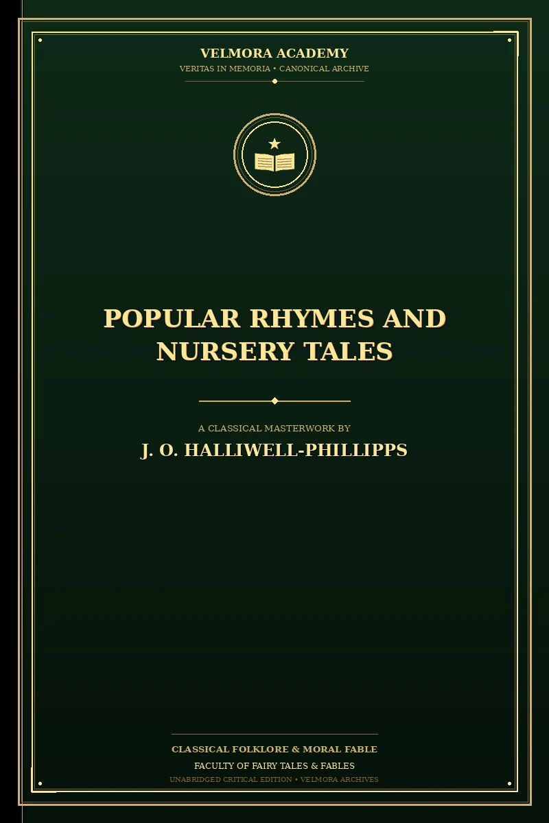 Cover of Popular Rhymes and Nursery Tales