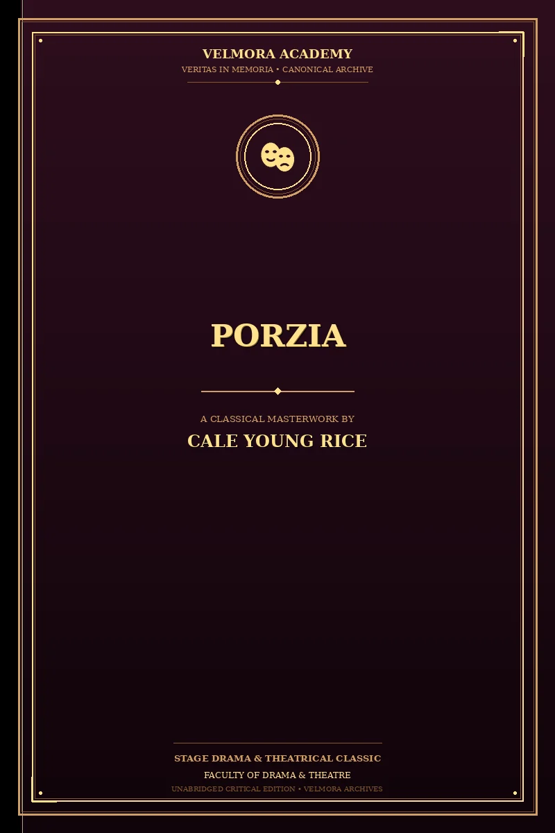 Cover of Porzia