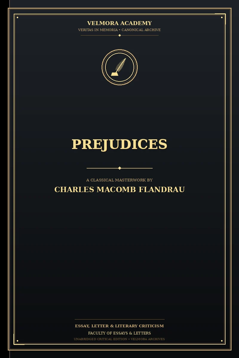 Cover of Prejudices