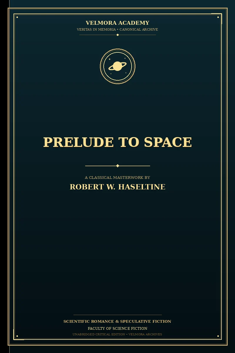 Cover of Prelude to Space