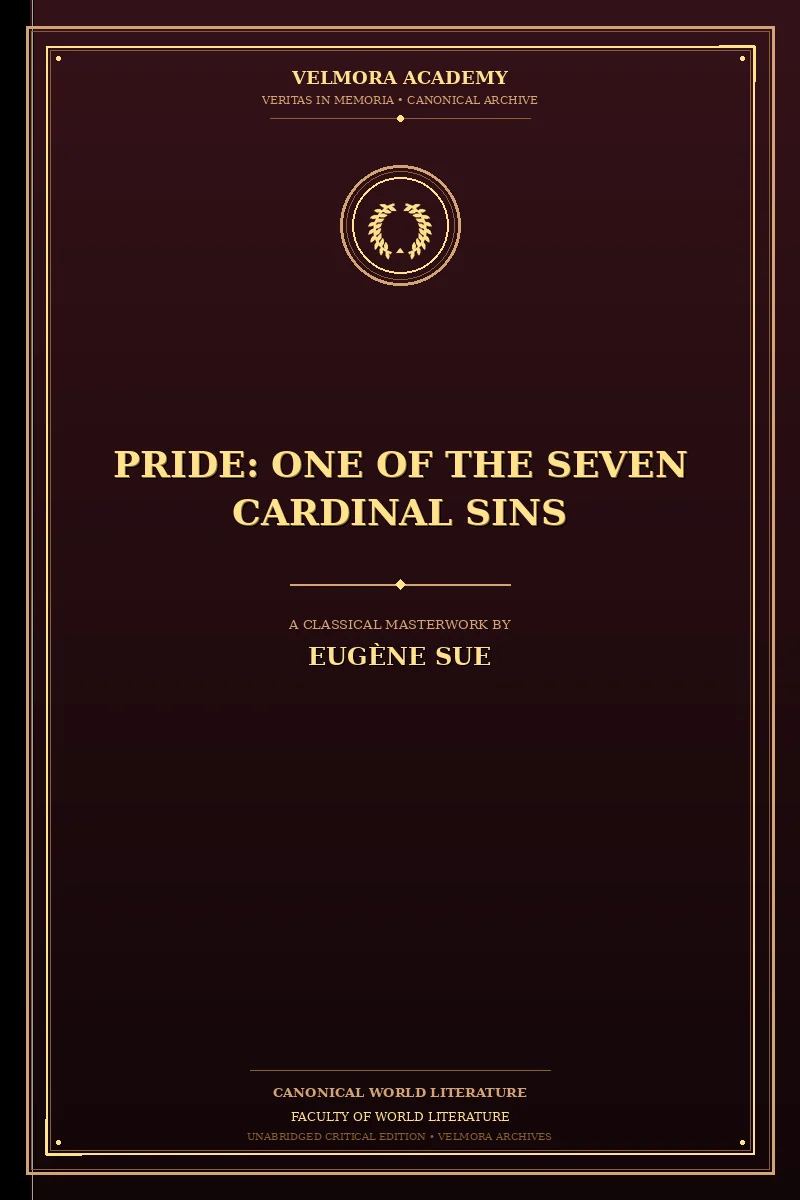 Pride: One of the Seven Cardinal Sins