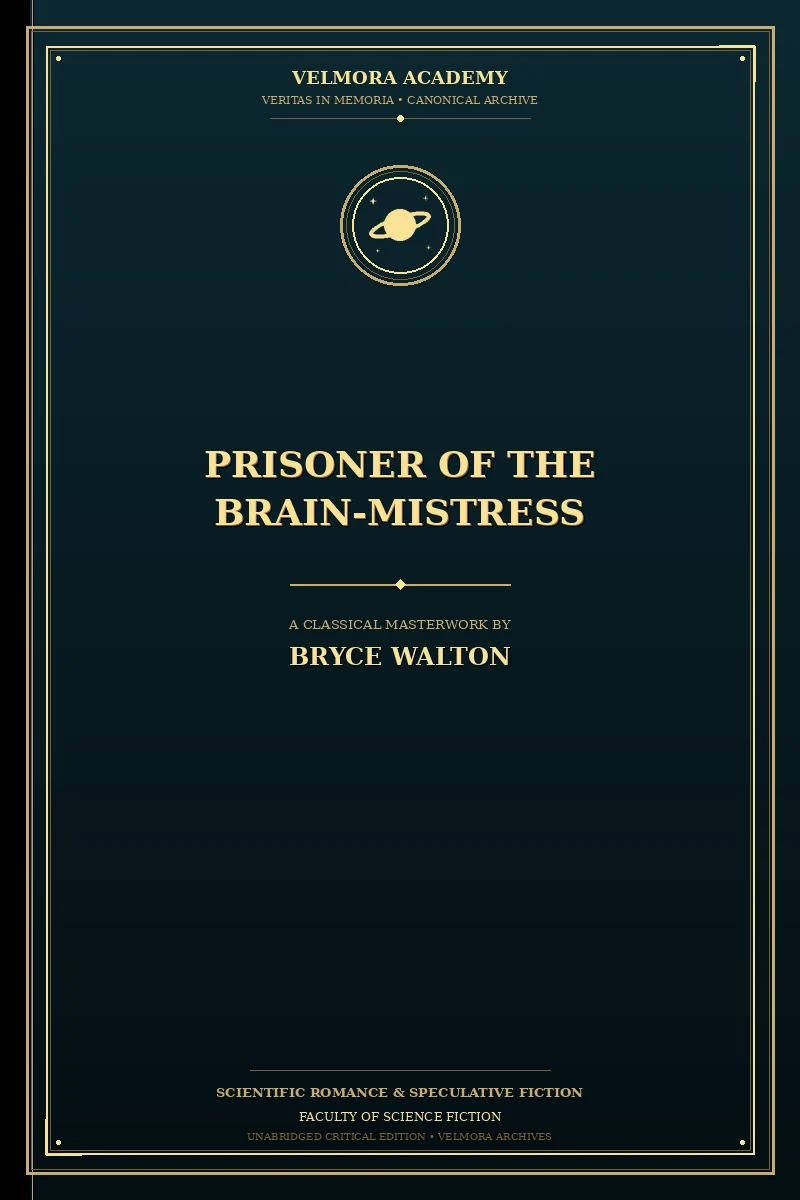 Cover of Prisoner of the Brain-Mistress