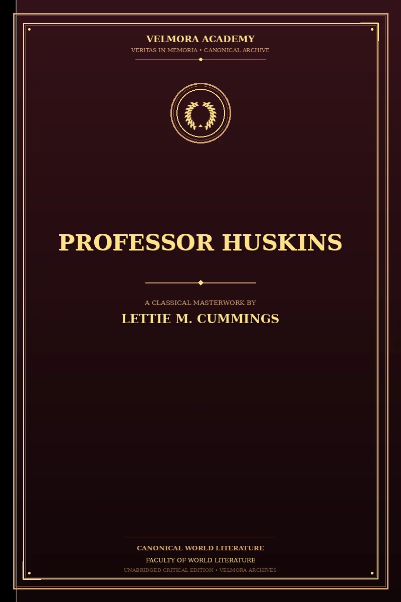 Cover of Professor Huskins