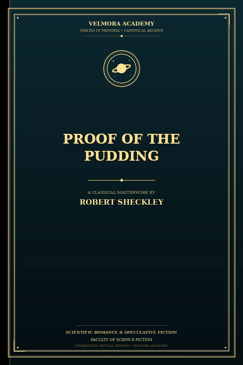 Proof of the Pudding