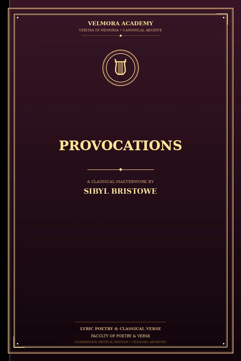 Cover of Provocations