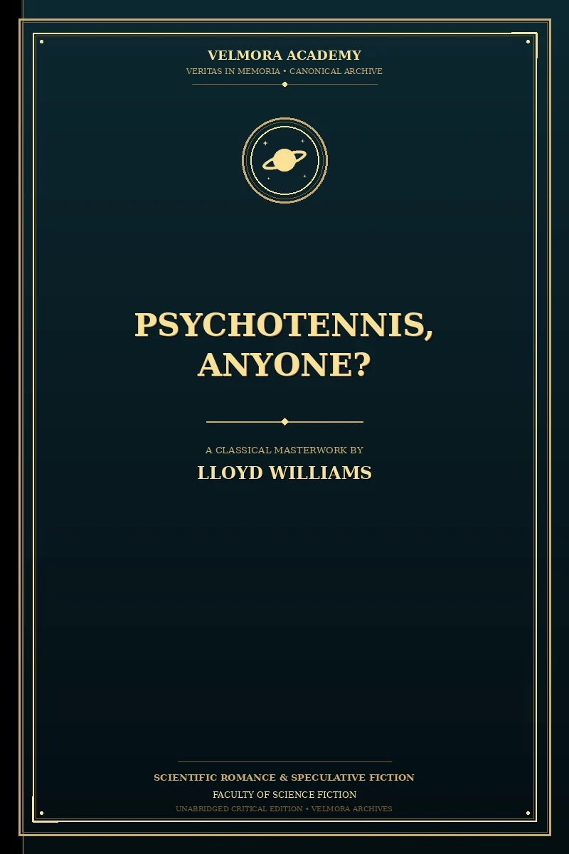 Psychotennis, Anyone?