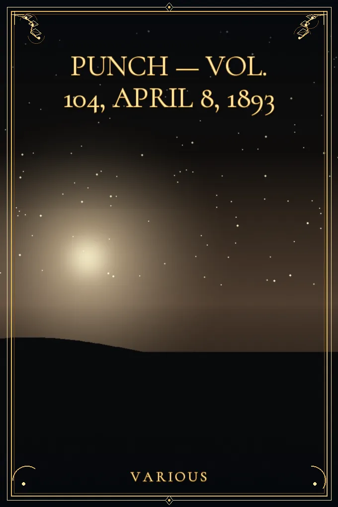 Cover of Punch — Vol. 104, April 8, 1893