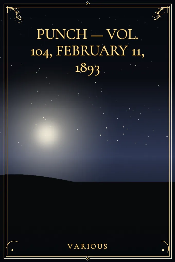 Cover of Punch — Vol. 104, February 11, 1893