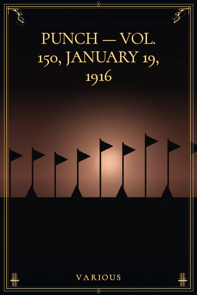 Cover of Punch — Vol. 150, January 19, 1916