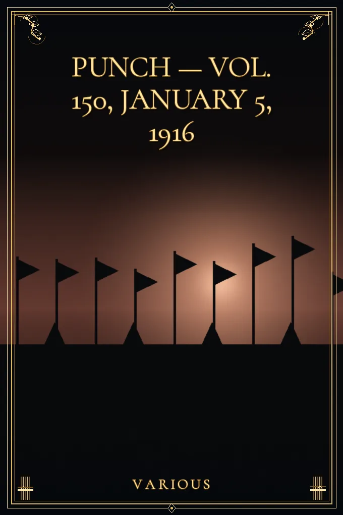 Cover of Punch — Vol. 150, January 5, 1916