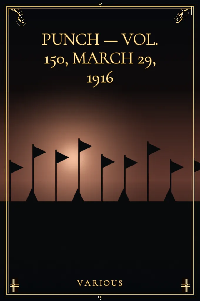 Cover of Punch — Vol. 150, March 29, 1916