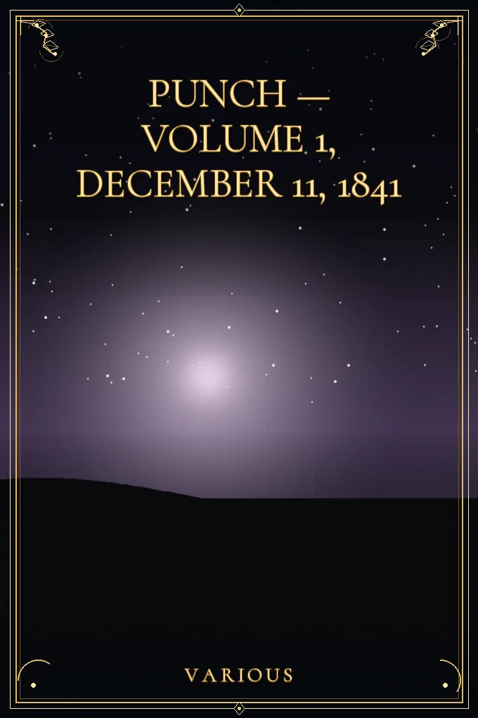 Cover of Punch — Volume 1, December 11, 1841