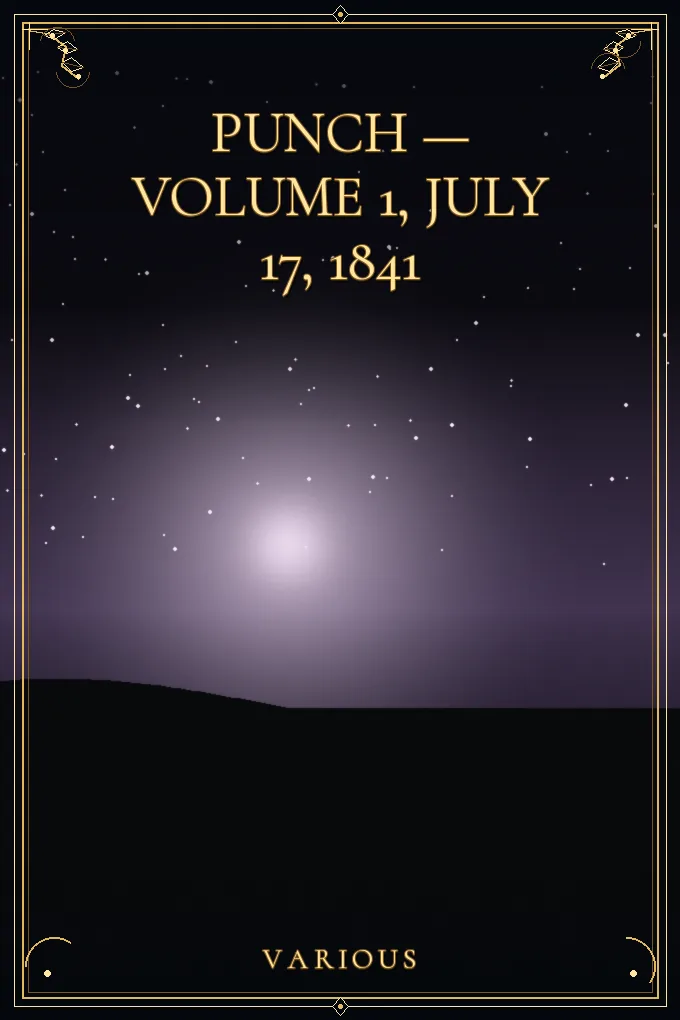 Punch — Volume 1, July 17, 1841
