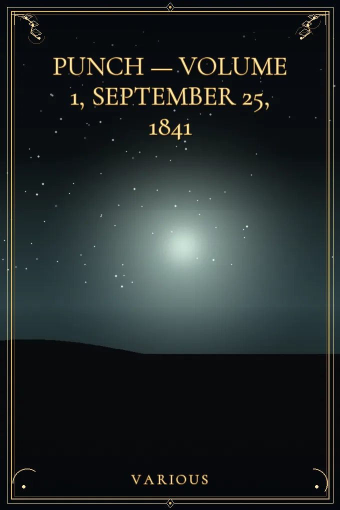 Punch — Volume 1, September 25, 1841