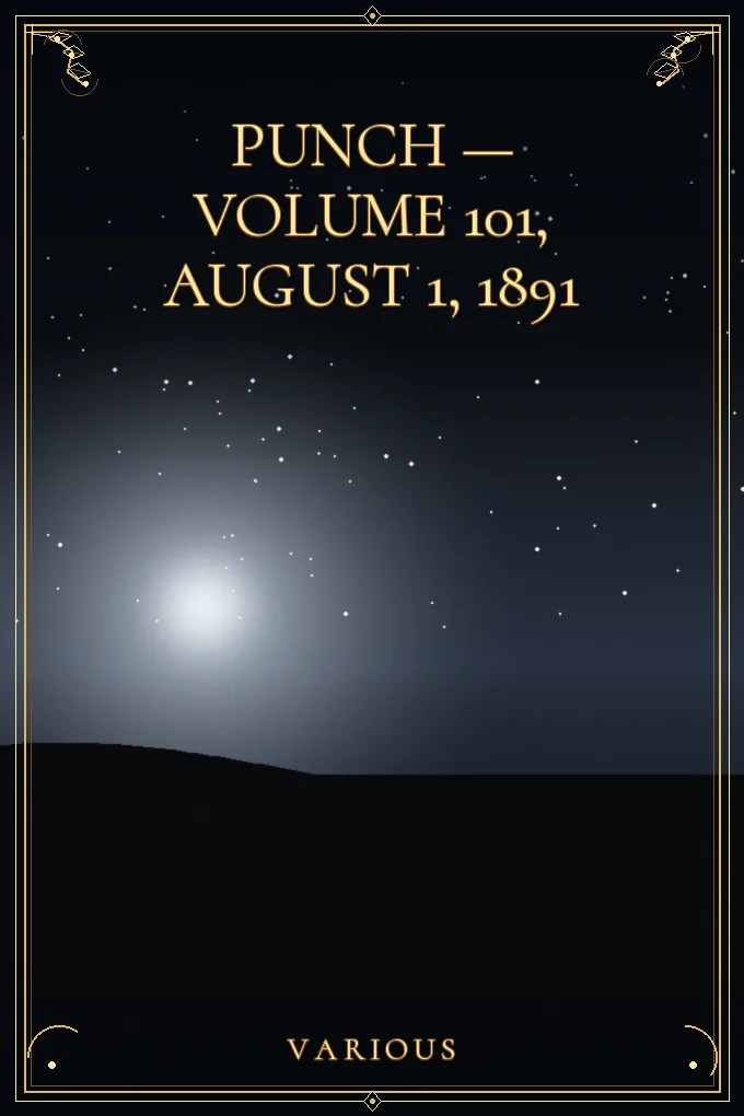 Cover of Punch — Volume 101, August 1, 1891