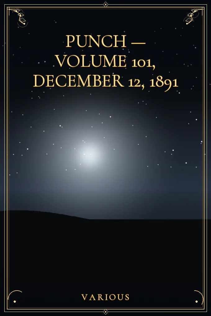 Cover of Punch — Volume 101, December 12, 1891