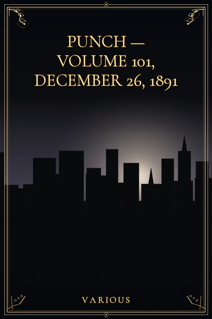 Cover of Punch — Volume 101, December 26, 1891
