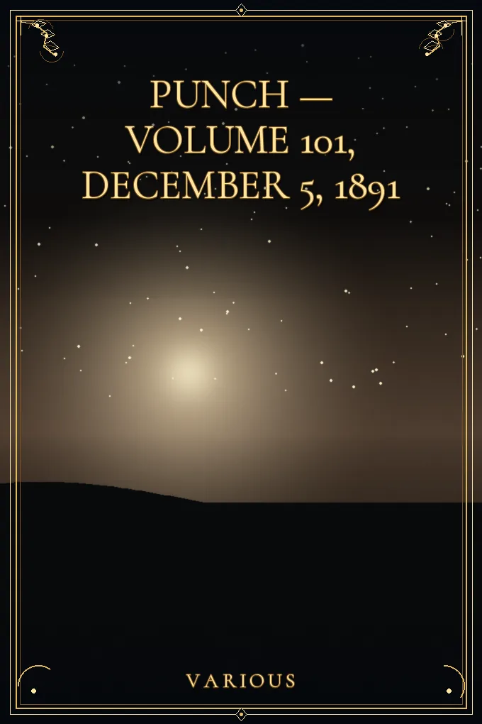 Cover of Punch — Volume 101, December 5, 1891