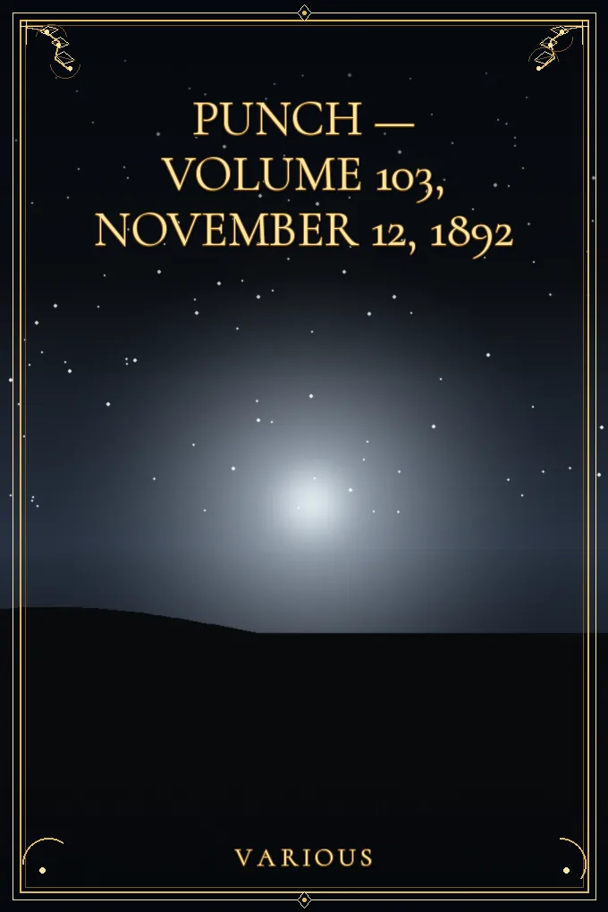 Punch — Volume 103, November 12, 1892