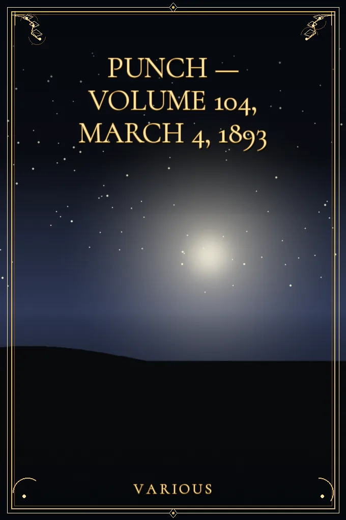 Cover of Punch — Volume 104, March 4, 1893
