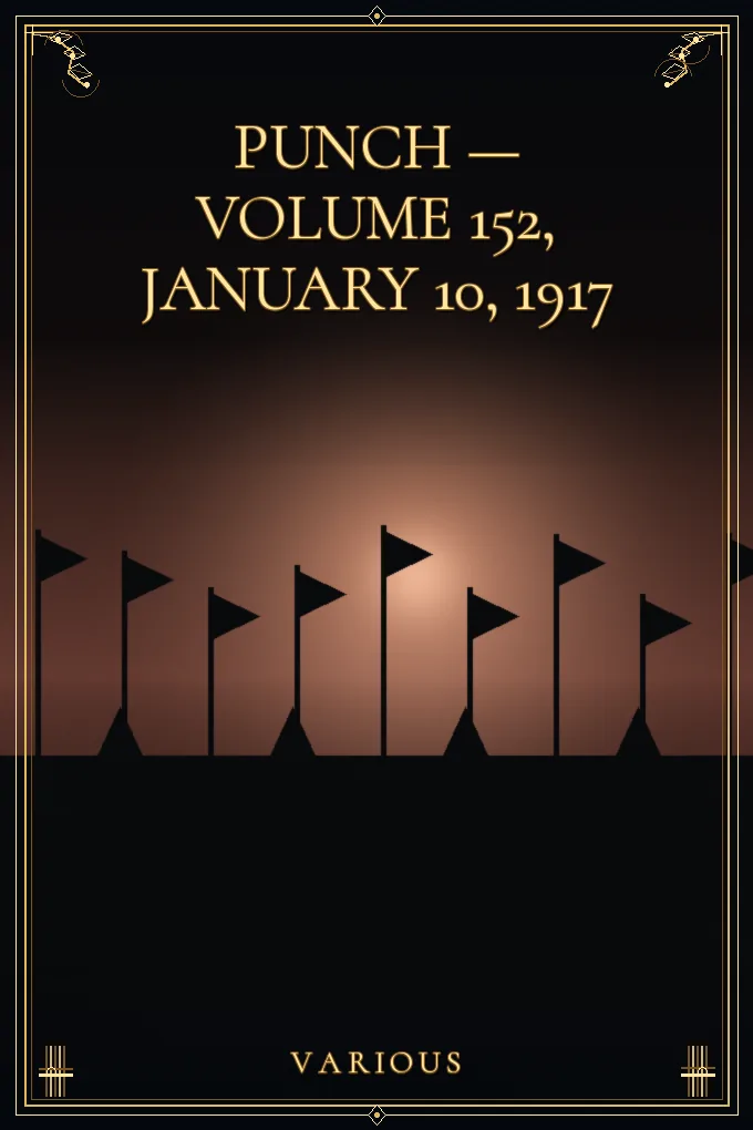 Cover of Punch — Volume 152, January 10, 1917