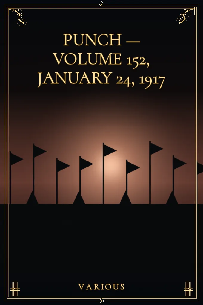 Cover of Punch — Volume 152, January 24, 1917