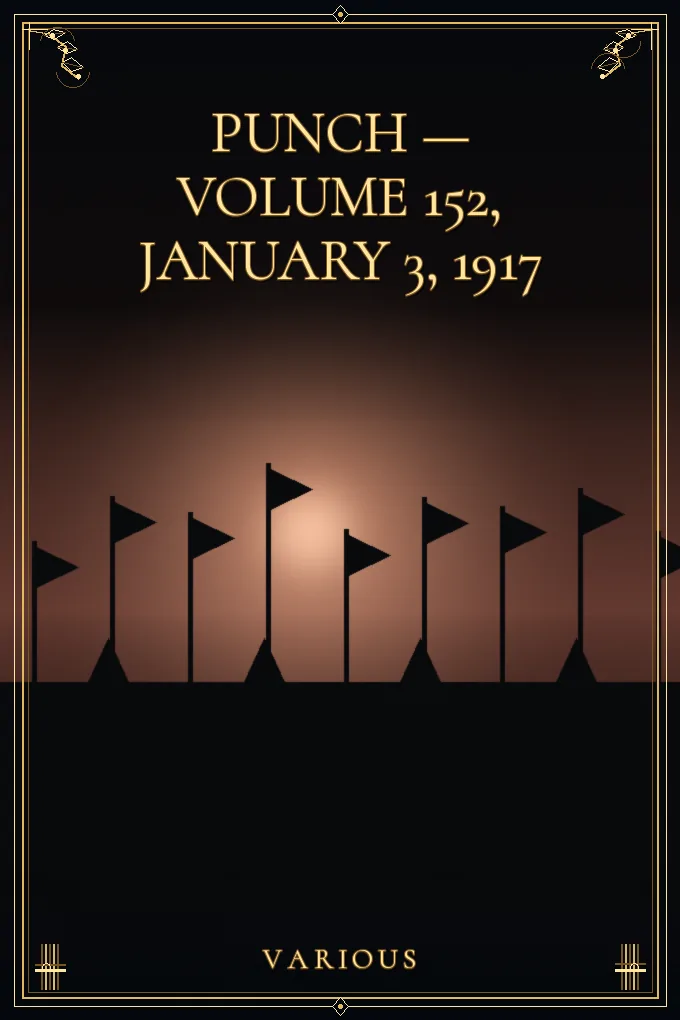 Cover of Punch — Volume 152, January 3, 1917