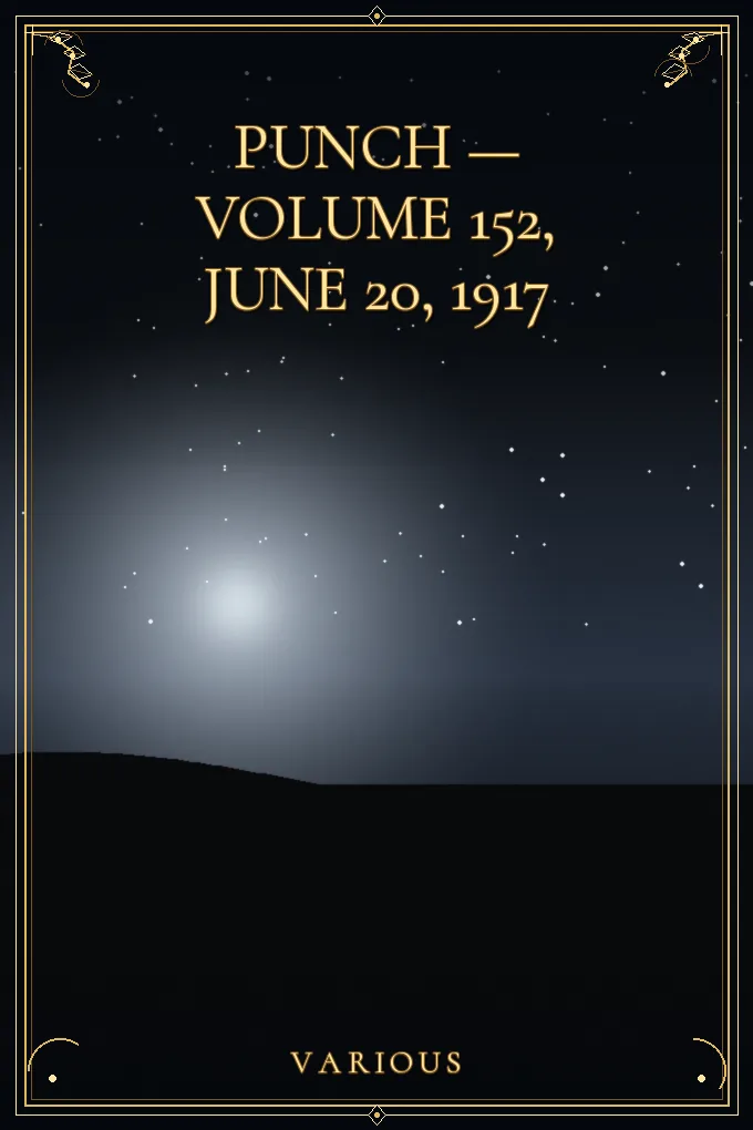 Cover of Punch — Volume 152, June 20, 1917