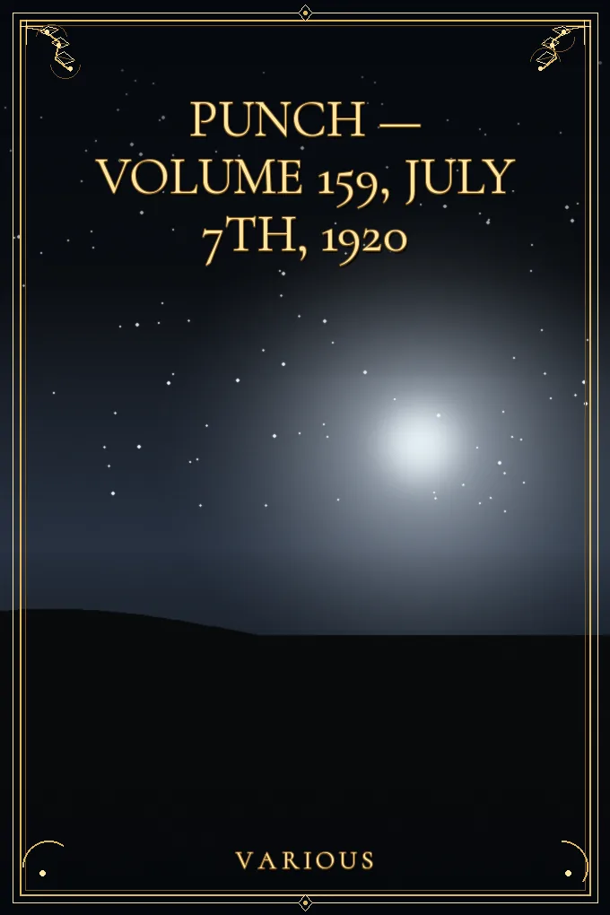 Cover of Punch — Volume 159, July 7th, 1920