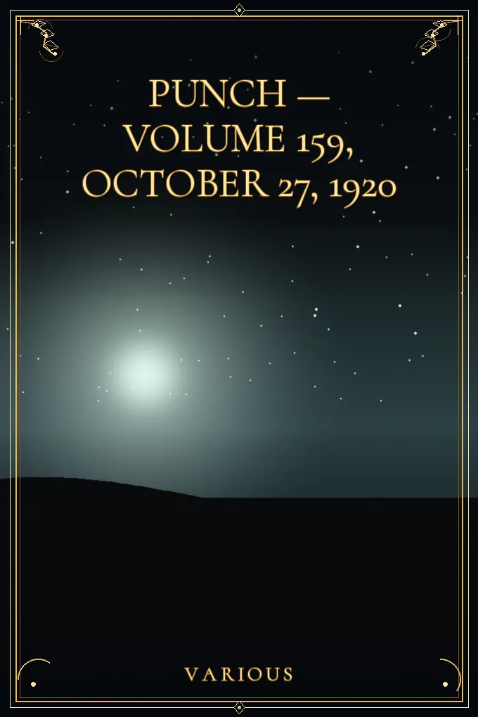 Punch — Volume 159, October 27, 1920