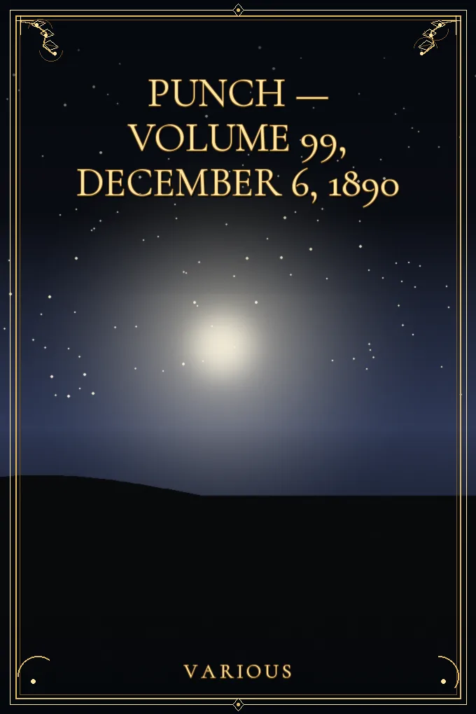 Cover of Punch — Volume 99, December 6, 1890
