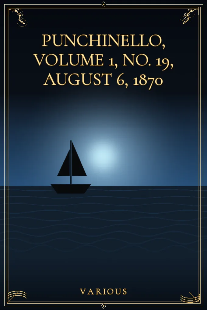 Cover of Punchinello, Volume 1, No. 19, August 6, 1870