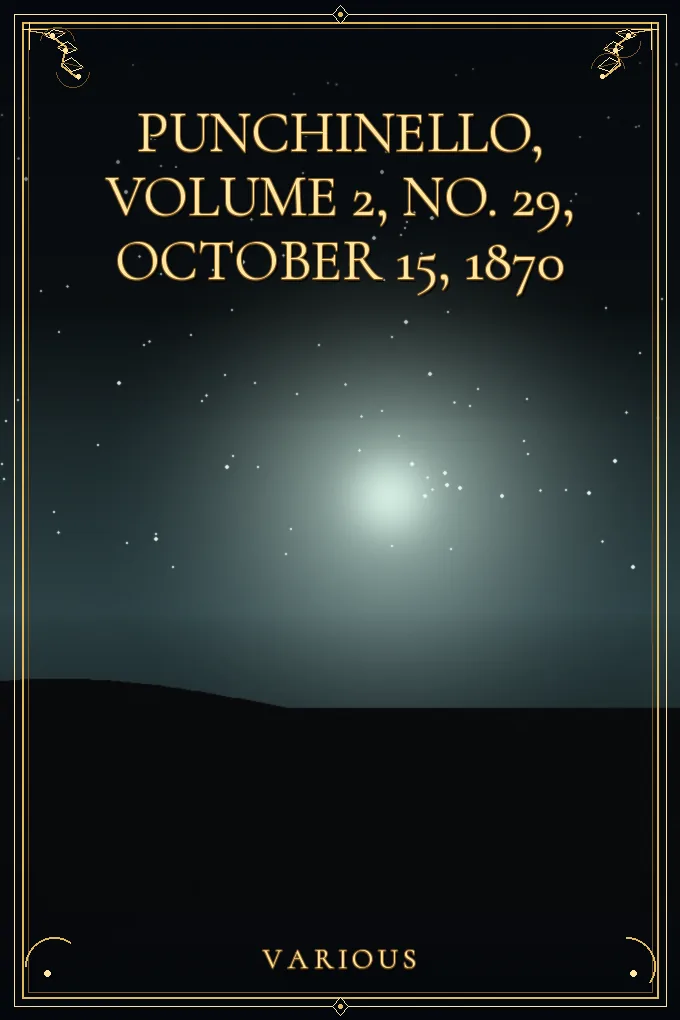 Cover of Punchinello, Volume 2, No. 29, October 15, 1870