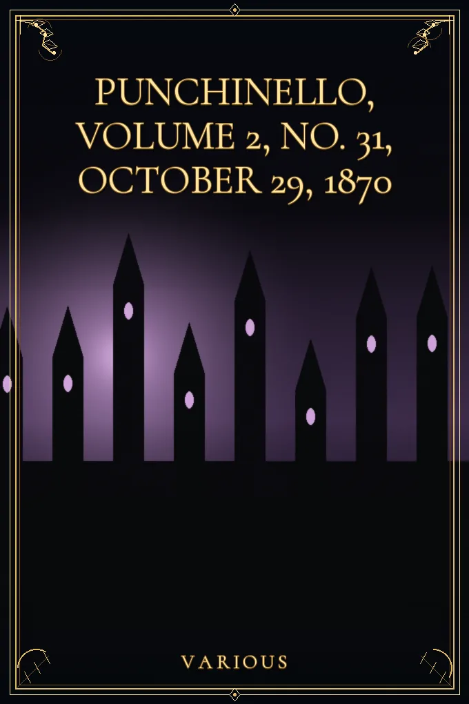 Cover of Punchinello, Volume 2, No. 31, October 29, 1870