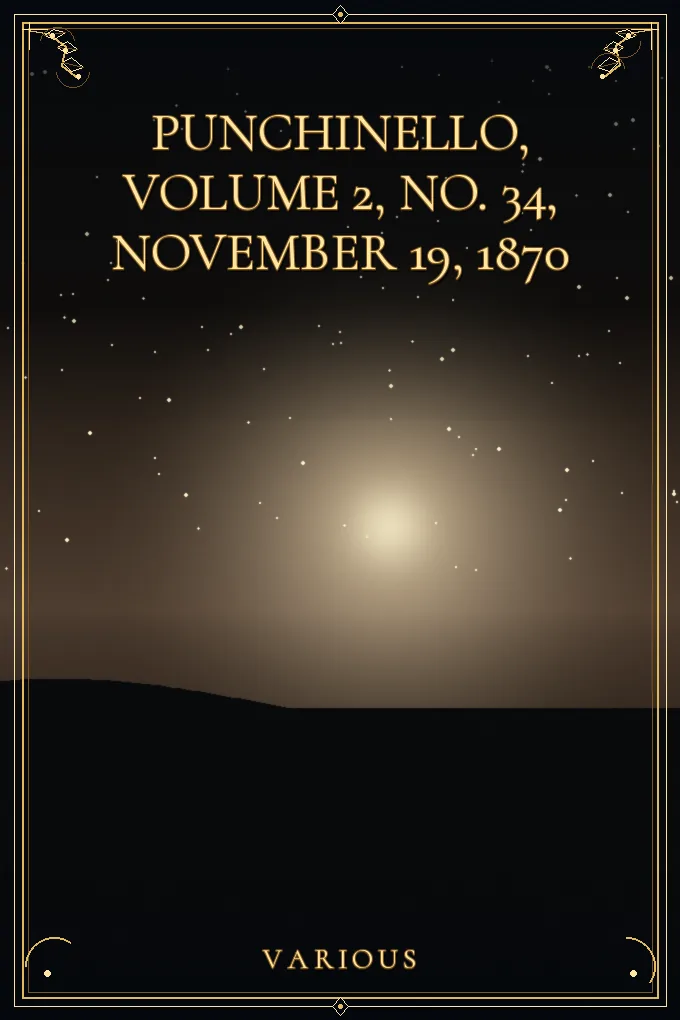 Cover of Punchinello, Volume 2, No. 34, November 19, 1870