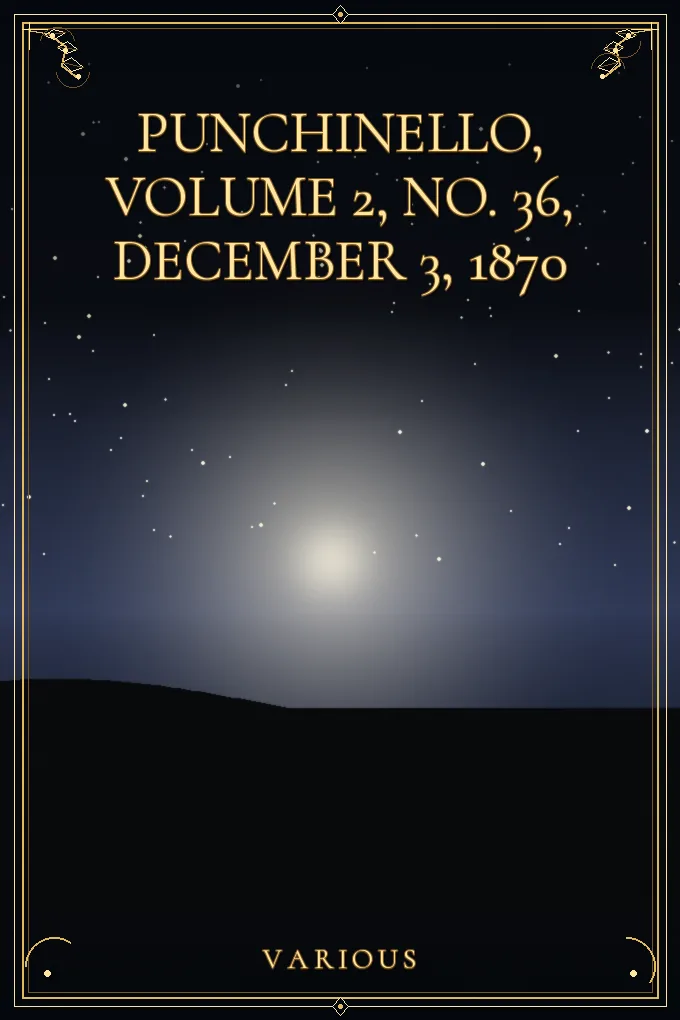 Cover of Punchinello, Volume 2, No. 36, December 3, 1870
