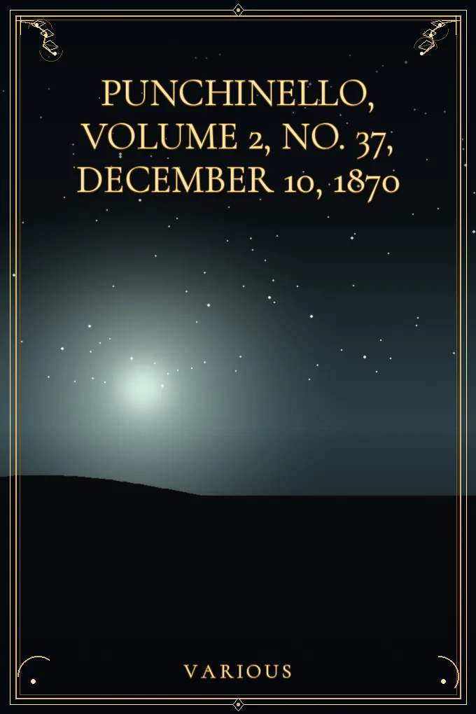 Cover of Punchinello, Volume 2, No. 37, December 10, 1870