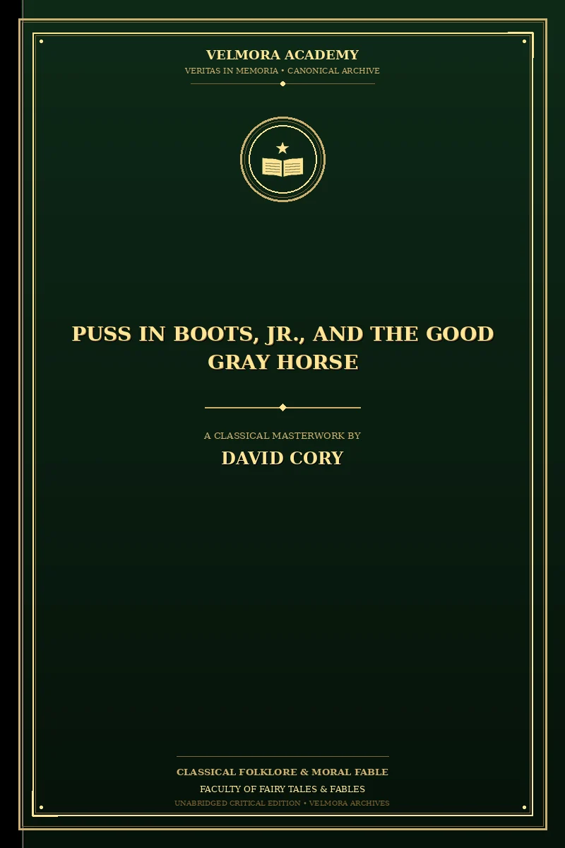 Cover of Puss in Boots, Jr., and the Good Gray Horse